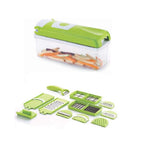 2005_12 in 1 Magic Super Dicer Fruit Cutter Vegetable CHIPSER Unbreakable New Push & Clean