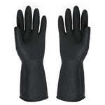 673 - Heavy Reusable Rubber Hand Gloves (Black) - 1pc