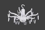 229 -8-Claw Octopus Hanging Dryer 16 Clothes pegs, Simple to fold up and Put Away