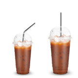 579 Set of 4 Stainless Steel Straws & Brush (2 Straight straws, 2 Bent straws, 1 Brush)