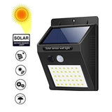 213 Solar Security LED Night Light for Home Outdoor/Garden Wall (Black) (20-LED Lights)