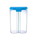 618 -2 in 1 Transparent Sealed Cans/Jars/Storage Box with 2 Grid