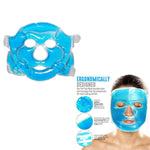 380 Reusable Cooling Gel Face Mask with Strap-on Velcro, Medium