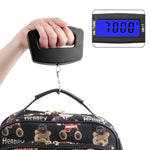 548 Black Digital Portable Luggage Scale with LCD Backlight (50 kg)