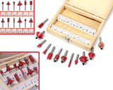 406 -12/15pcs Milling Cutter Router Bit Set