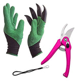 Easyshoppingstore Gardening Tools - Garden Gloves with Claws for Digging and Planting, 1 Pair Ergonomic Grip, Incredibly Sharp Secateurs