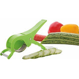 Plastic Vegetable Cutter with Peeler, Set of 2, Multicolour