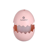 393 Funny USB Mini Egg humidiier with Colorful Night Light egg tumbler Aroma Diffuser for Car Home Office Mist Maker egg air purifier LED Light