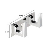 472_2 Pin  Cloth Hanger Bathroom Wall Door Hooks For Hanging keys,Clothes Holder Hook Rail  (Pack of 3)