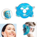 380 Reusable Cooling Gel Face Mask with Strap-on Velcro, Medium