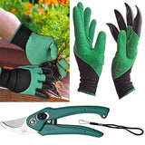 Easyshoppingstore Gardening Tools - Garden Gloves with Claws for Digging and Planting, 1 Pair Ergonomic Grip, Incredibly Sharp Secateurs