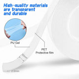 881  Double Sided Nano Adhesive Tape, 5 miter Washable Traceless Nano Gel Tape, Multipurpose