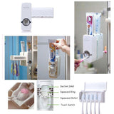 174 Toothpaste Dispenser & Tooth Brush Holder