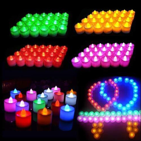 241 Festival Decorative - LED Tealight Candles (Multi, 1)