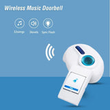 258 Musical Sound Cordless Round Doorbell, 32 Melody