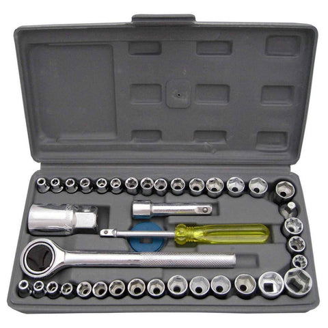 Socket Combination Toolkit - Set of 40Pcs