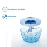 080 Manual Food Chopper, Compact & Powerful Hand Held Vegetable Chopper/Blender