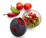 080 Manual Food Chopper, Compact & Powerful Hand Held Vegetable Chopper/Blender