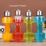 2002_Steel Cap Plastic water Dumbbells Bottle