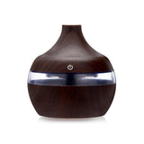 1201 Wood Grain Aromatherapy Usb Humidifier Water Droplets Air Purification Essential Oil Aroma Diffuser Creative Home Grain