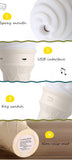 396 Ice cream Humidifier Mini Ultrasonic Humidifiers Led Night Light Aroma Essential Oil Diffuser USB Fogger Car Air freshener