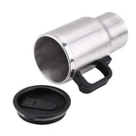 551 -12V Car Charging Electric Kettle Mug (Silver)