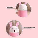 361 Lovely Rabbit Air Humidifier USB Aroma Diffuse with LED Lamp Mini Ultrasonic Cool Mist Maker Fugger for Office Car Air Purifier