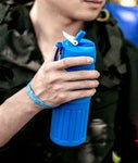 326_Silicone Collapsible/Foldable Water Bottle